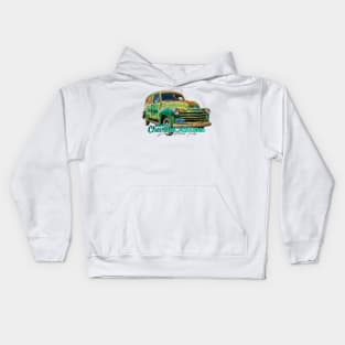 1952 Chevrolet Advance Design Panel Truck Kids Hoodie